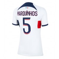 Ženski Nogometni dresi Paris Saint-Germain Marquinhos #5 Gostujoči 2023-24 Kratek Rokav